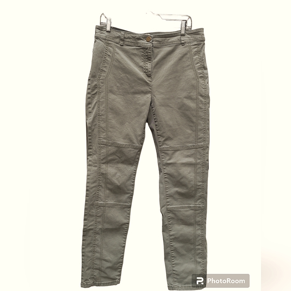 Chico's Olive Green Skinny Utility Pants